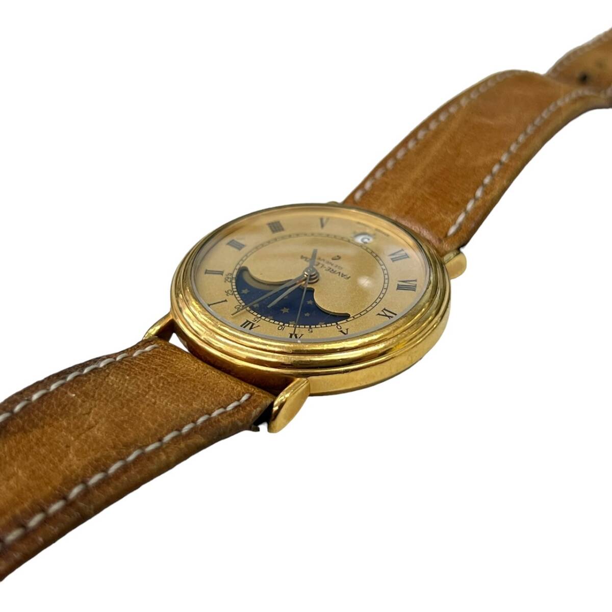【稼働確認済み】FAVRE-REUBA ファーブルルーバ 1660-51 3ATU QUARTZ クォーツ スイス製 レディース 腕時計 現状品の画像5