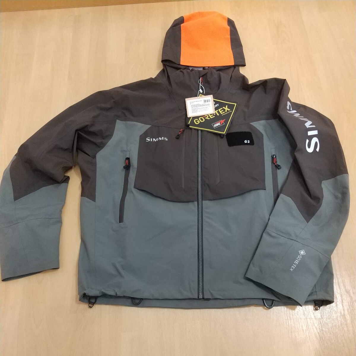 SIMMS G3 Guide Wading Jacket Gunmetal M размер не использовался GORE-TEX Syms жакет 