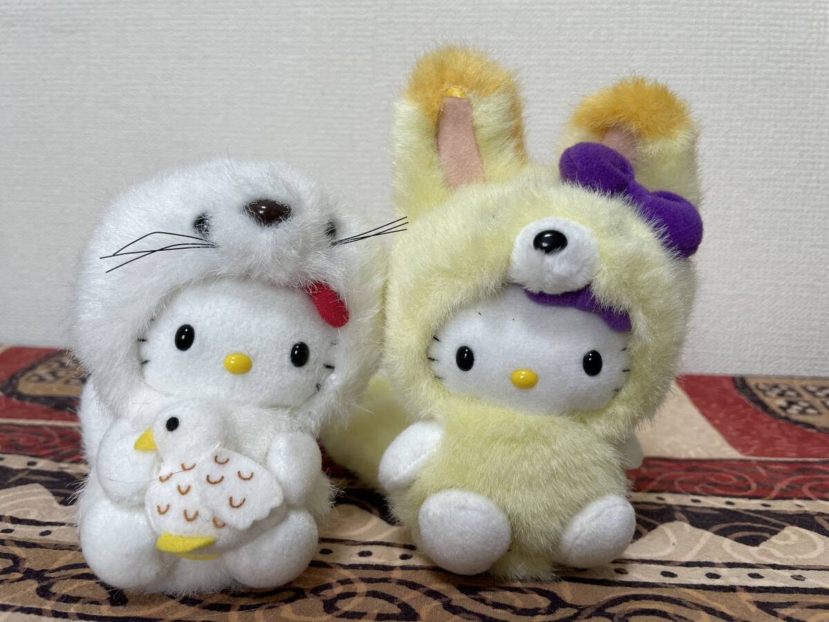  region limitation Hello Kitty soft toy mascot Hokkaido kita kitsune & Tateyama . bird Kitty winter VERSION 