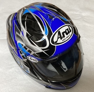 アライ　ヘルメット　レプリカ　岡田忠之　タディ　中古　サイズL RX-7R Ⅳ Arai_画像7