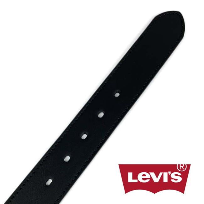 ブラック Levi's リーバイス ベルト 3.4幅 牛革 6021 ユニセックス
