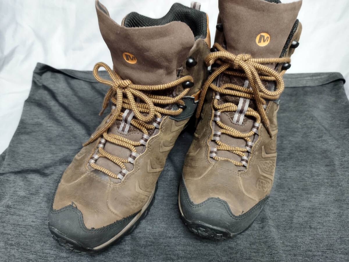  прекрасный товар MERRELLmereru27.0~27.5cm CHAMELEON SHIFT MID GTX хамелеон коробка передач GORE-TEX Gore-Tex 