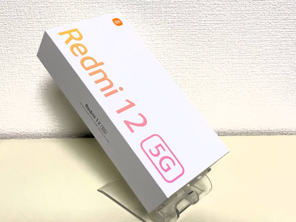 新品・未使用品 Redmi 12 5G 6.8インチ メモリー4GB ストレージ128GB ミッドナイトブラック_画像1