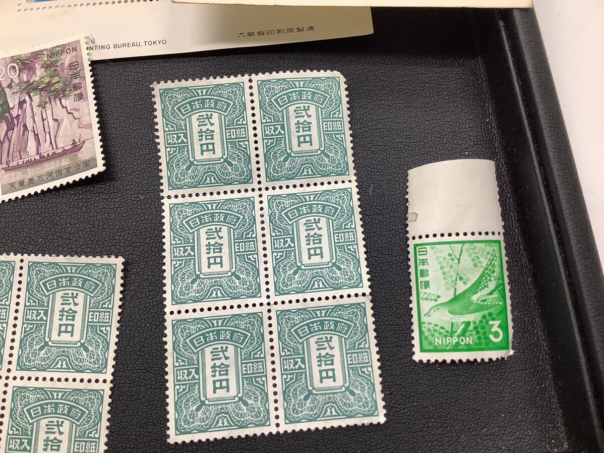 [1 jpy start ] income seal paper old pattern stamp rose Okinawa stamp . summarize 