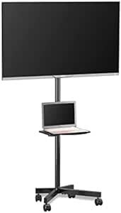 XINLEI 移動式テレビ台 壁寄せTVスタンド 自立型テレビスタンド 21〜60インチ対応テレビラック ハイタイプ 棚板付き 高_画像1