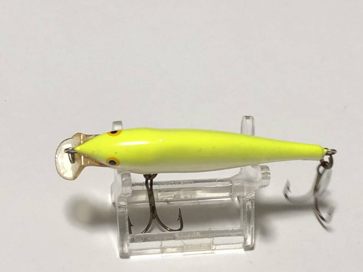 ラパラ RAPALA SSR-8 シャッドラップ シャローランナー SHAD RAP SHALLOW RUNNER イエロー(検.オールド OLD アイルランド フィンランド の画像5