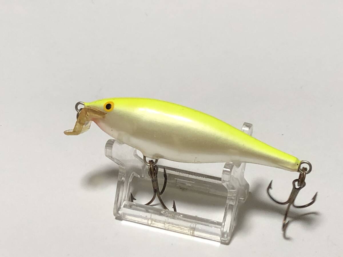 ラパラ RAPALA SSR-8 シャッドラップ シャローランナー SHAD RAP SHALLOW RUNNER イエロー(検.オールド OLD アイルランド フィンランド の画像4