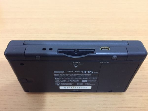 【送料185円】ニンテンドーDSLite クリムゾンブラック ACアダプタ付属 [Nintendo DS][クリムゾンブラック]_画像5