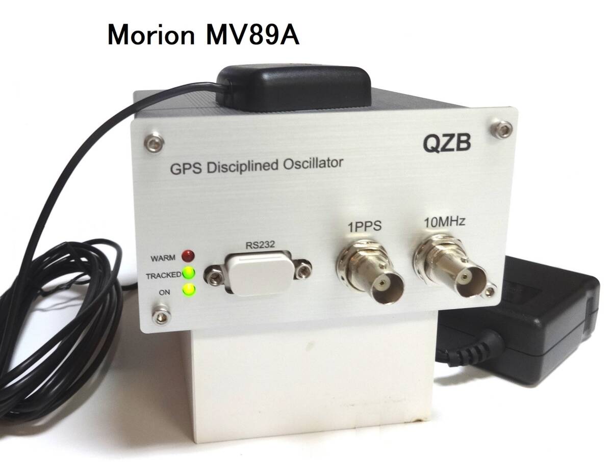 ♪【 ホールドオーバー機能搭載 】Morion MV89A 二重恒温槽OCXO搭載GPSDO マスタークロックジェネレーター 10MHz GPS同期発振器 基準発振器の画像2