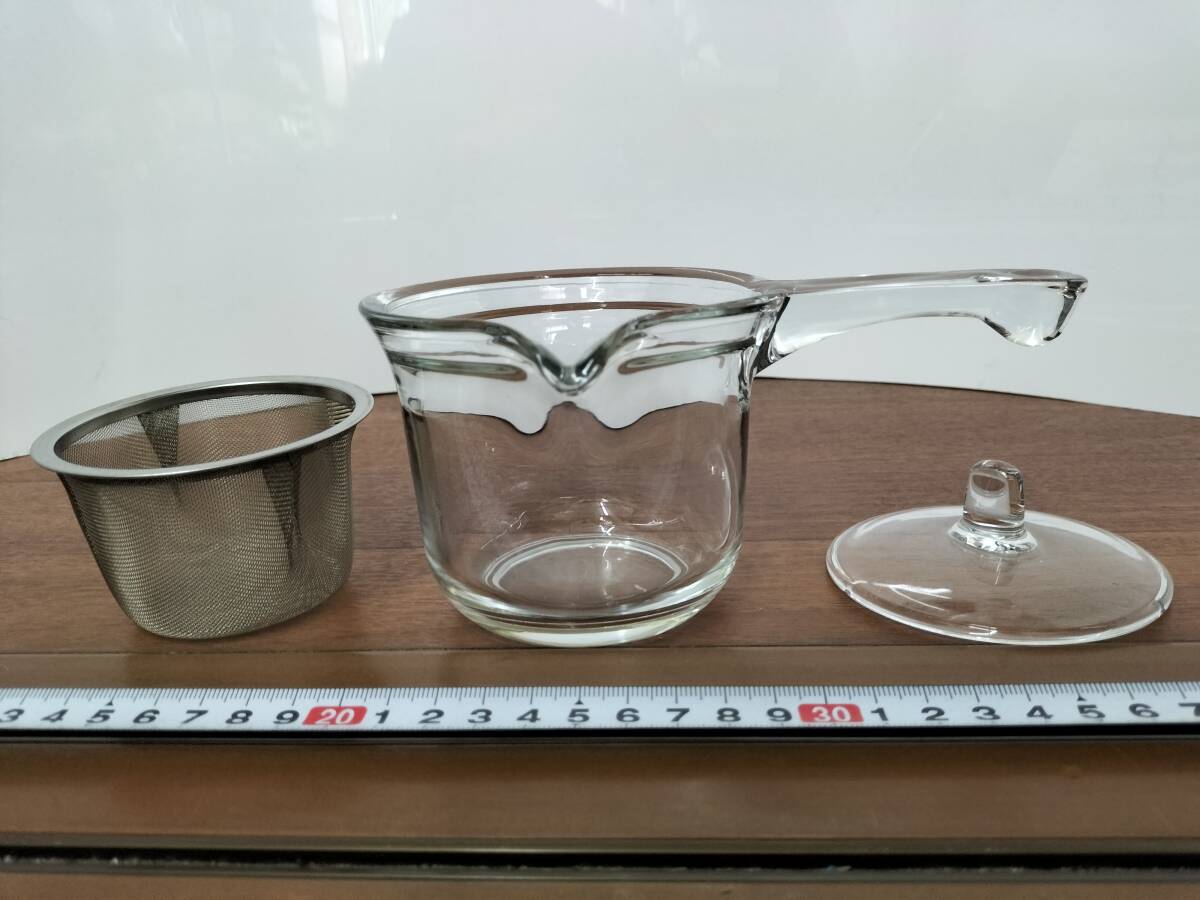コレクション 昭和 レトロ アンティーク 急須 ティーポット ガラス製 飾りの画像4