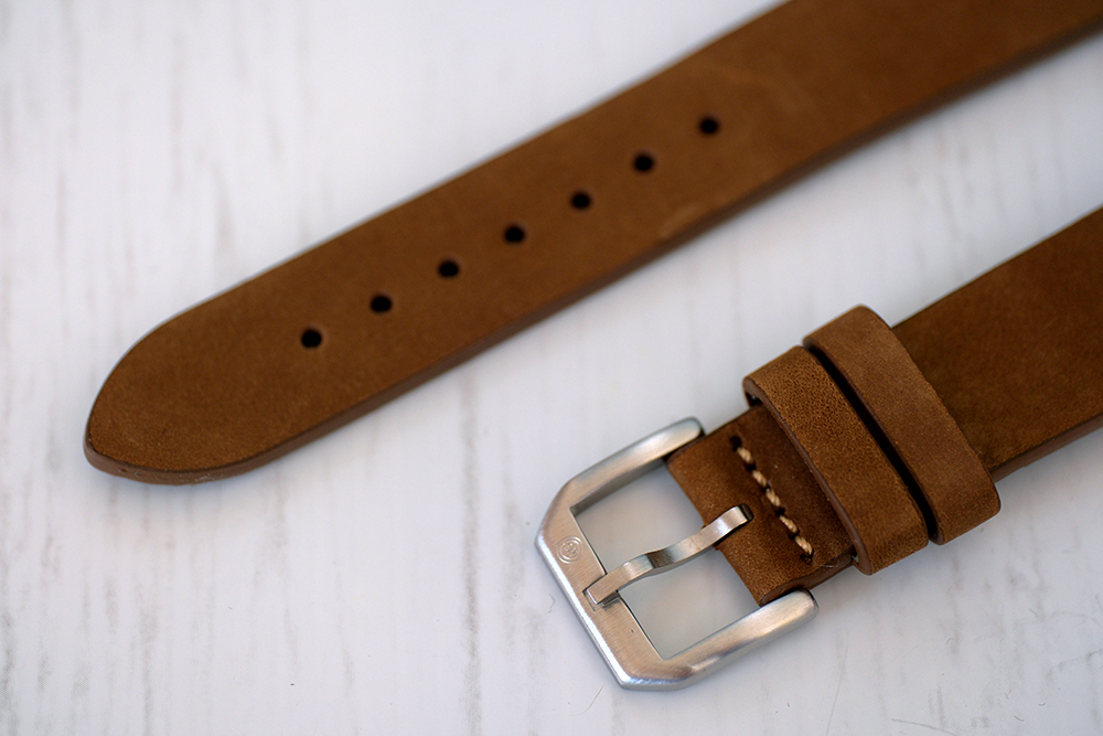 * new goods Sweden. belt speciality shop leather belt suede style Brown 19mm quick release 