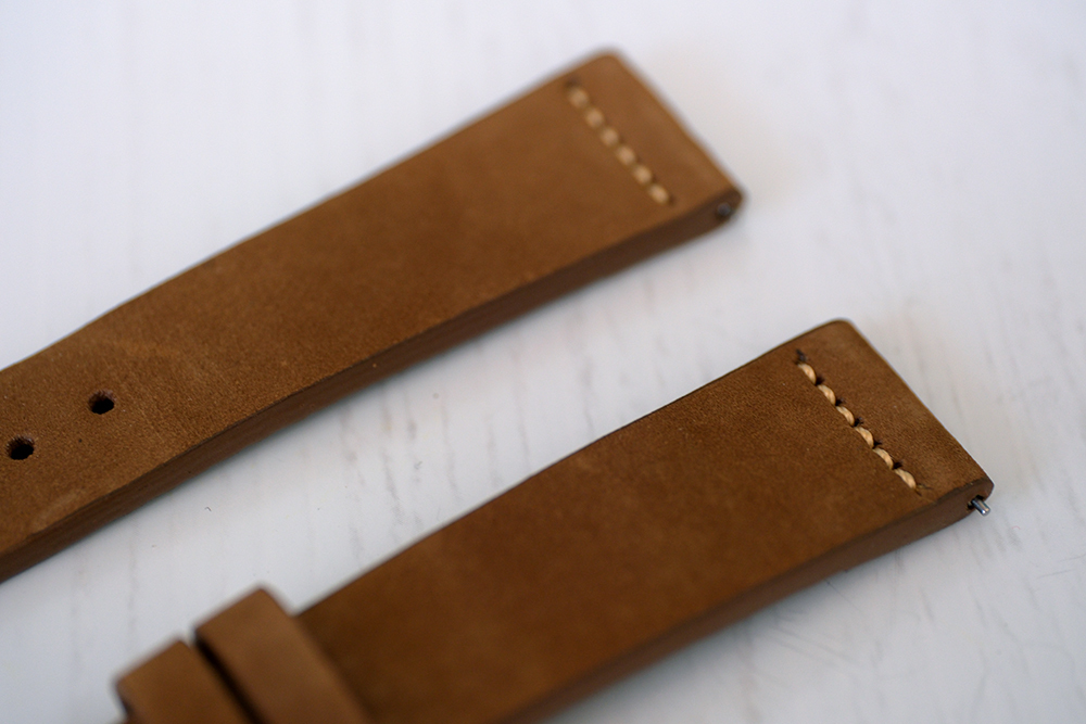 * new goods Sweden. belt speciality shop leather belt suede style Brown 19mm quick release 