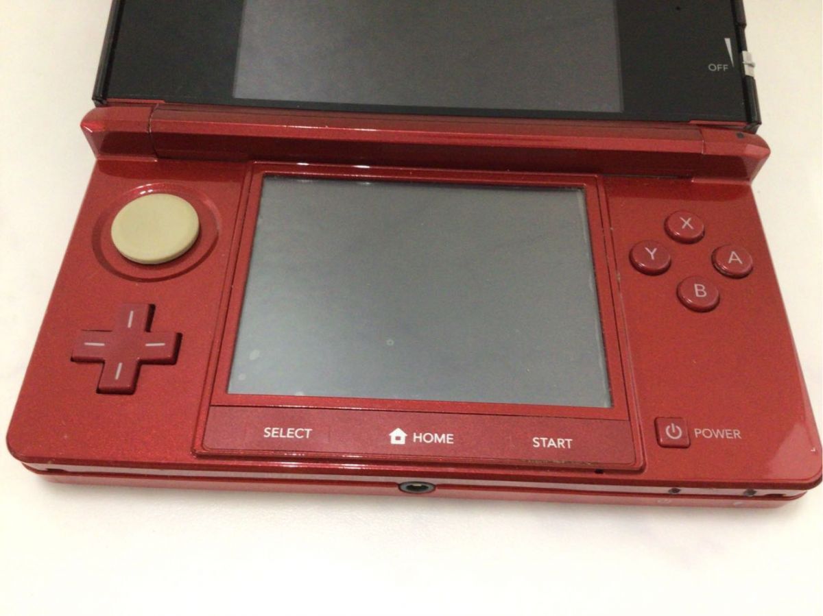 1円〜 動作確認済み 初期化済 Nintendo ニンテンドー3DS フレアレッド_画像8