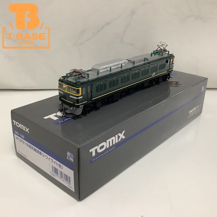 1円〜 動作確認済み 破損 TOMIX HOゲージ HO-150 JR EF81形電気機関車(トワイライト色)_画像1