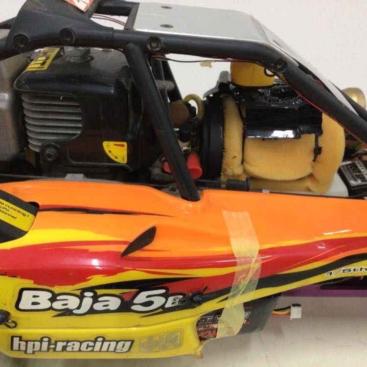 1円〜 店頭受取限定ジャンク hpi racing 1/5 DESERT BUGGY Baja 5B ラジコンカー エンジンRCの画像4