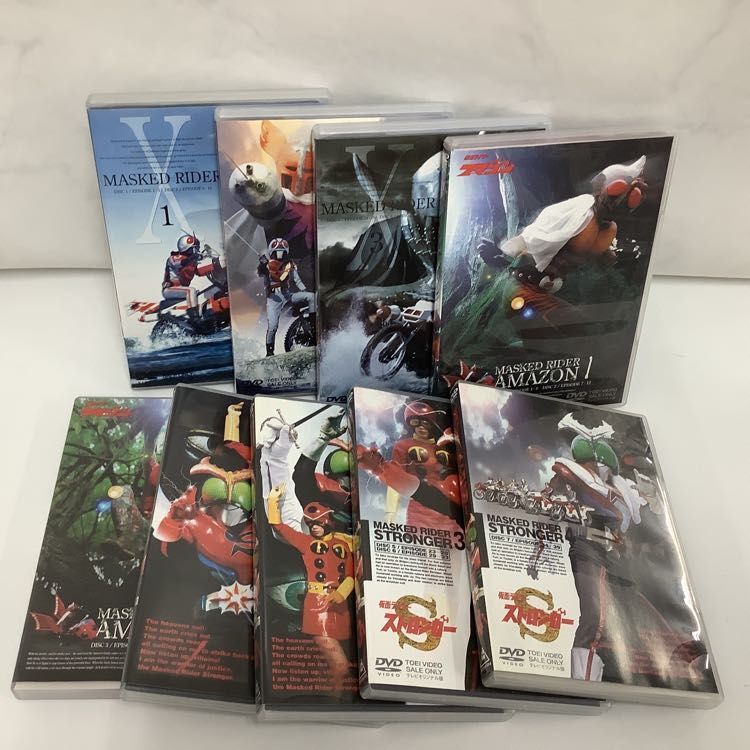 1円〜 仮面ライダーアマゾン、ストロンガー、X DVD BOXの画像3