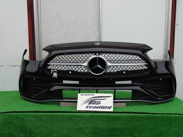 L3002vc ベンツ純正 Cクラス W206/S206 AMG フロントバンパー スポイラー・グリル付 オプシディアンブラック197の画像1