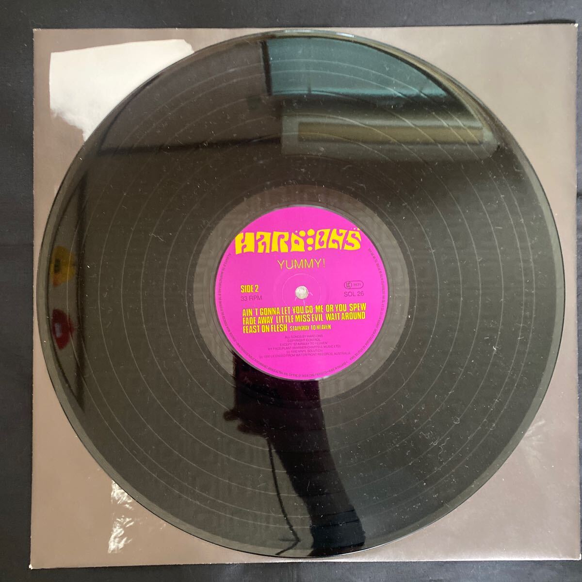 Hardons 「YUMMY！」 SOL26 1991年 パンク レコード LPの画像7