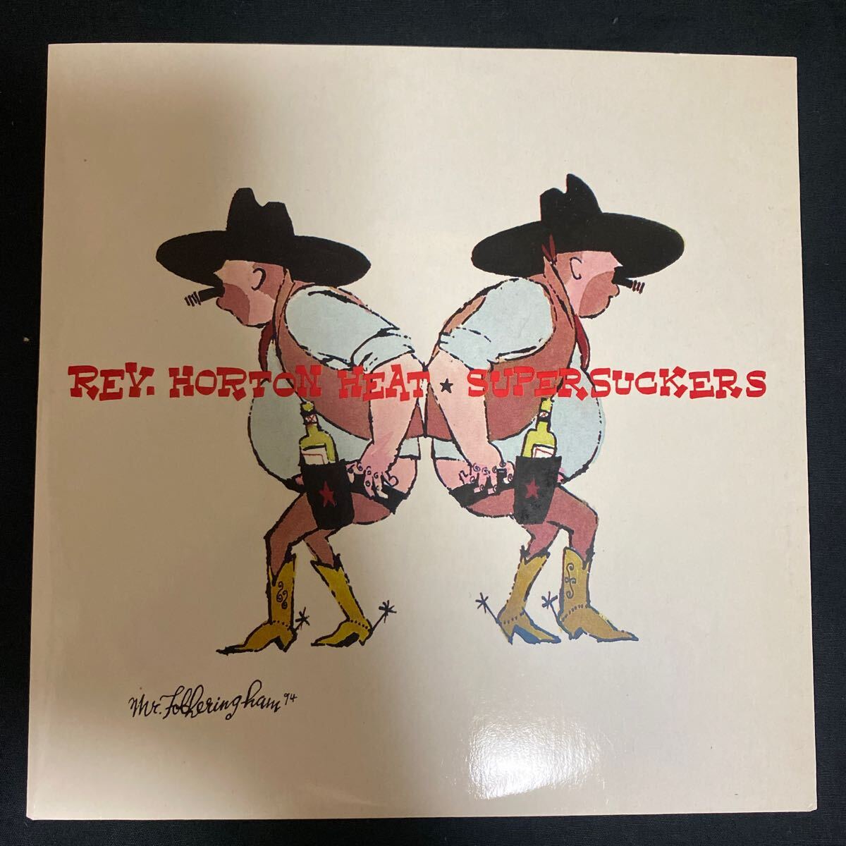 Rev.Horton Heat / Supersuckers 「Caliente / 400 Bucks」 SP249 US盤 1994年 ロック EP盤 レコード_画像1
