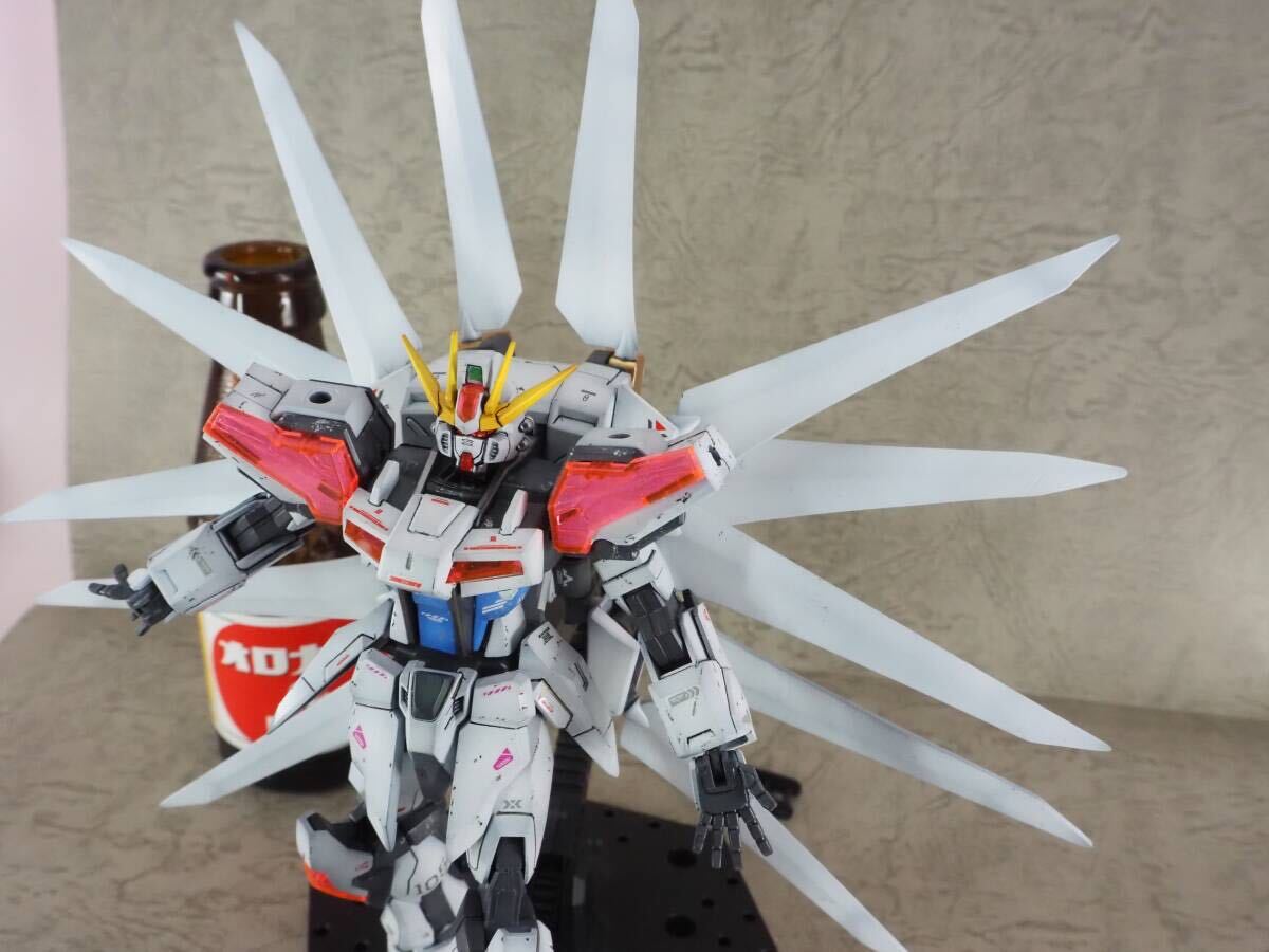 [HGBC]ギャラクシーブースター　　改修・塗装　完成品　GUNDAM_※同時出品のガンダムとの組み合わせ