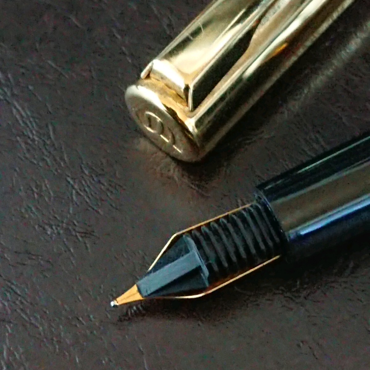 [ beautiful goods ] Waterman fa set Gold plate Waterman pen .18K 750 tube R3