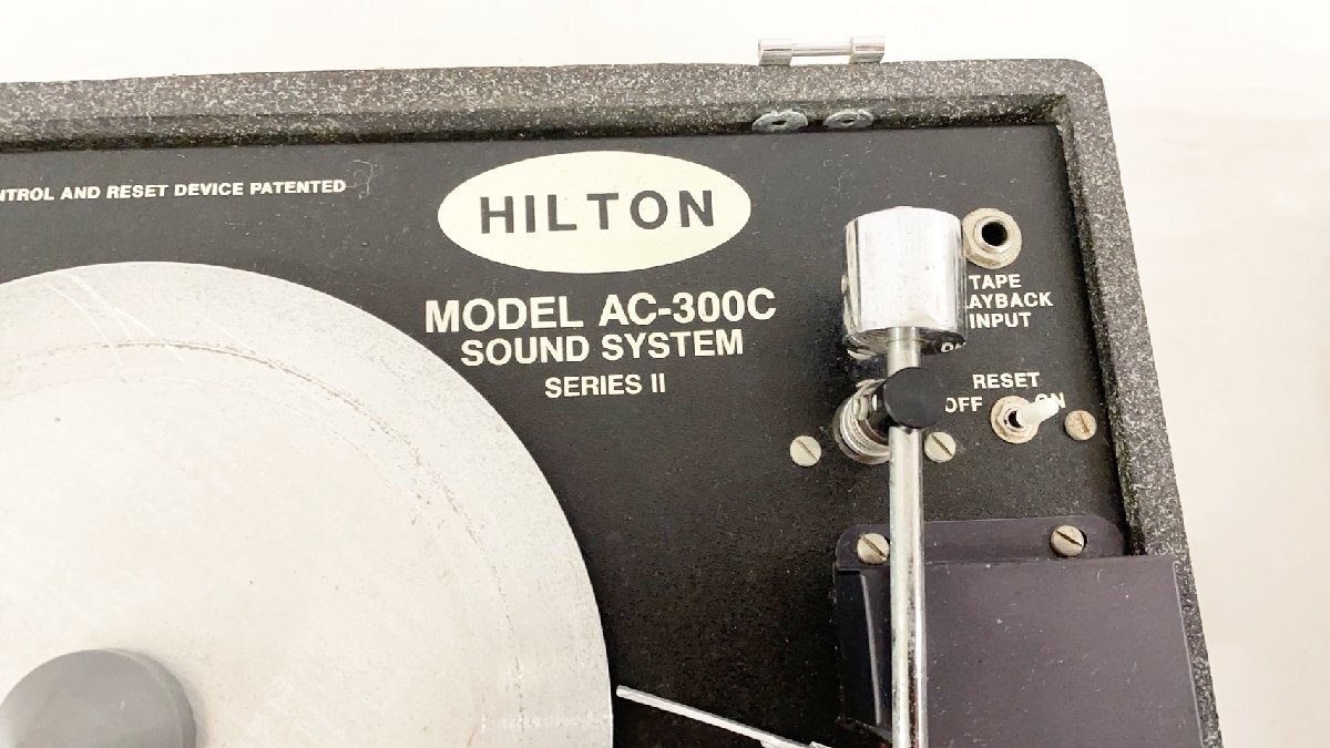 HILTON проигрыватель AC-300-C портативный аналог плеер запись плеер рабочий товар TPSP-95
