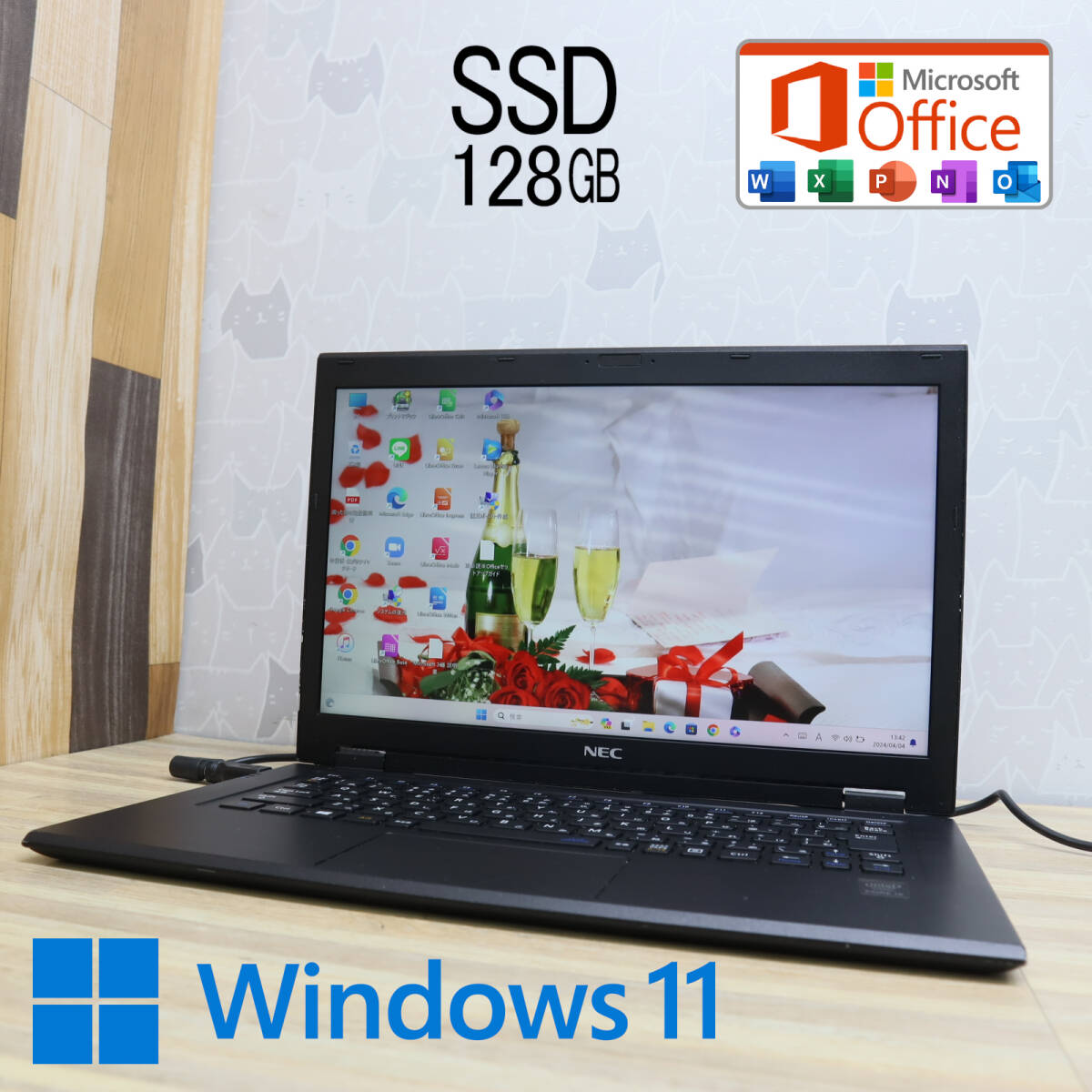 ★中古PC 高性能5世代i5！SSD128GB★VK22TG-X Core i5-5200U Win11 MS Office 中古品 ノートPC★P70025_画像1