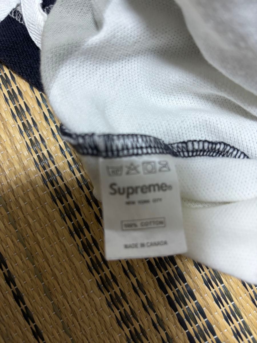 supreme  ボーダー ポロシャツ サイズ Ｌ