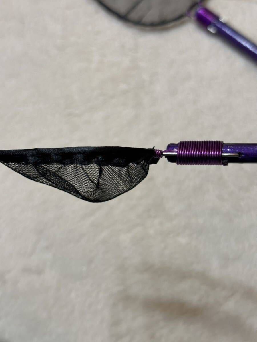 オリジナルカラータモフルセット（3本セット柄タイプ）めだか 金魚 紫 紫タモ 選別網 ヤフセイメダカ ヤフセイタモの画像5