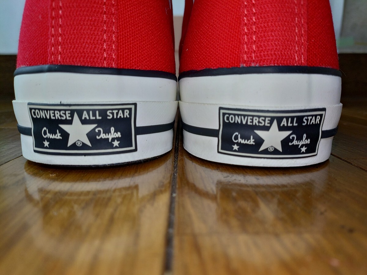 CONVERSE ADDICT CHUCK TAYLOR RED 赤 10.5 29cm コンバース アディクト チャックテイラー ct70 HI レッド _画像4