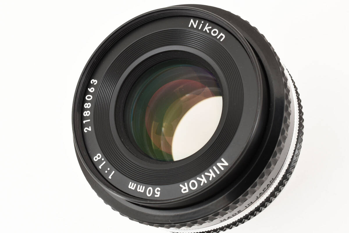 [ work properly beautiful goods ] popular single burnt point Nikon Nikon Ai-S 50mm f1.8 pancake lens 