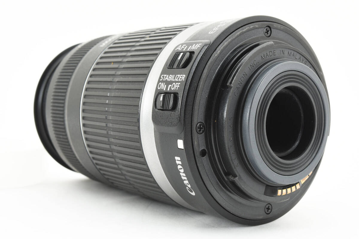 完動良品 Canon キャノン レンズ EF-S 55-250mm F4-5.6 IS の画像5