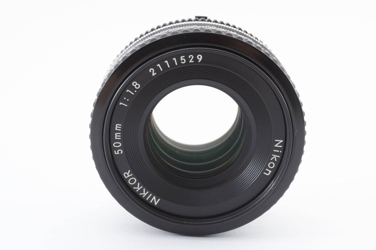 【完動美品】人気の単焦点 ニコン Nikon Ai-S 50mm f1.8 パンケーキレンズ #2111529の画像2