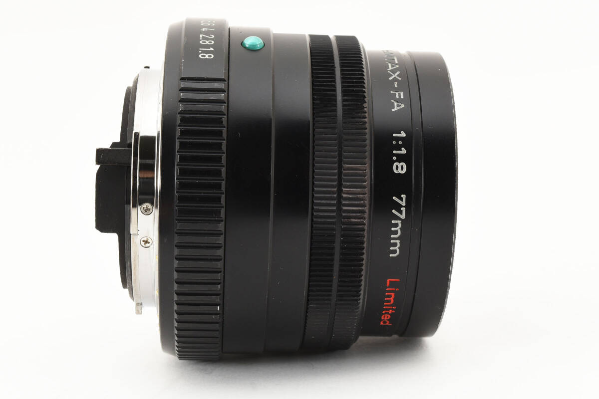 【完動美品】 ペンタックス PENTAX FA 77mm f1.8 Limited 元箱・付属多数_画像7