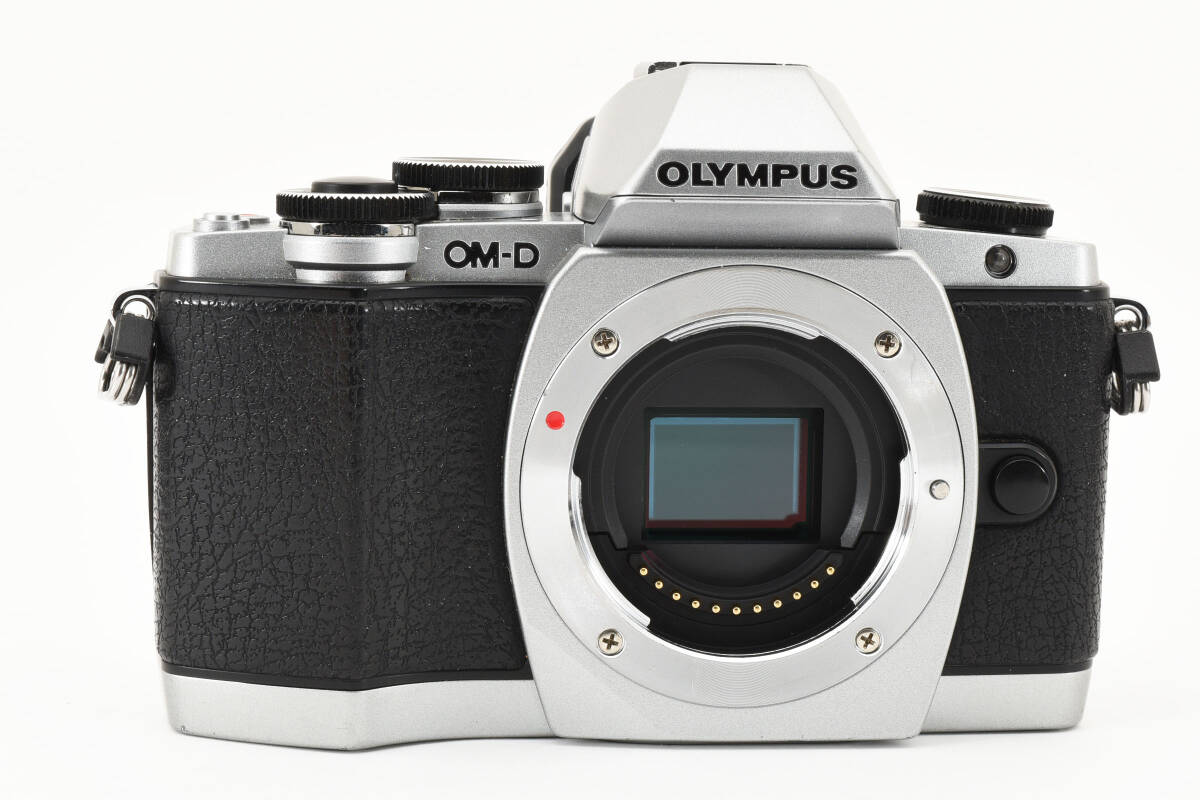 【完動美品】 オリンパス OLYMPUS OM-D E-M10 ボディ シルバー 付属品多数の画像2