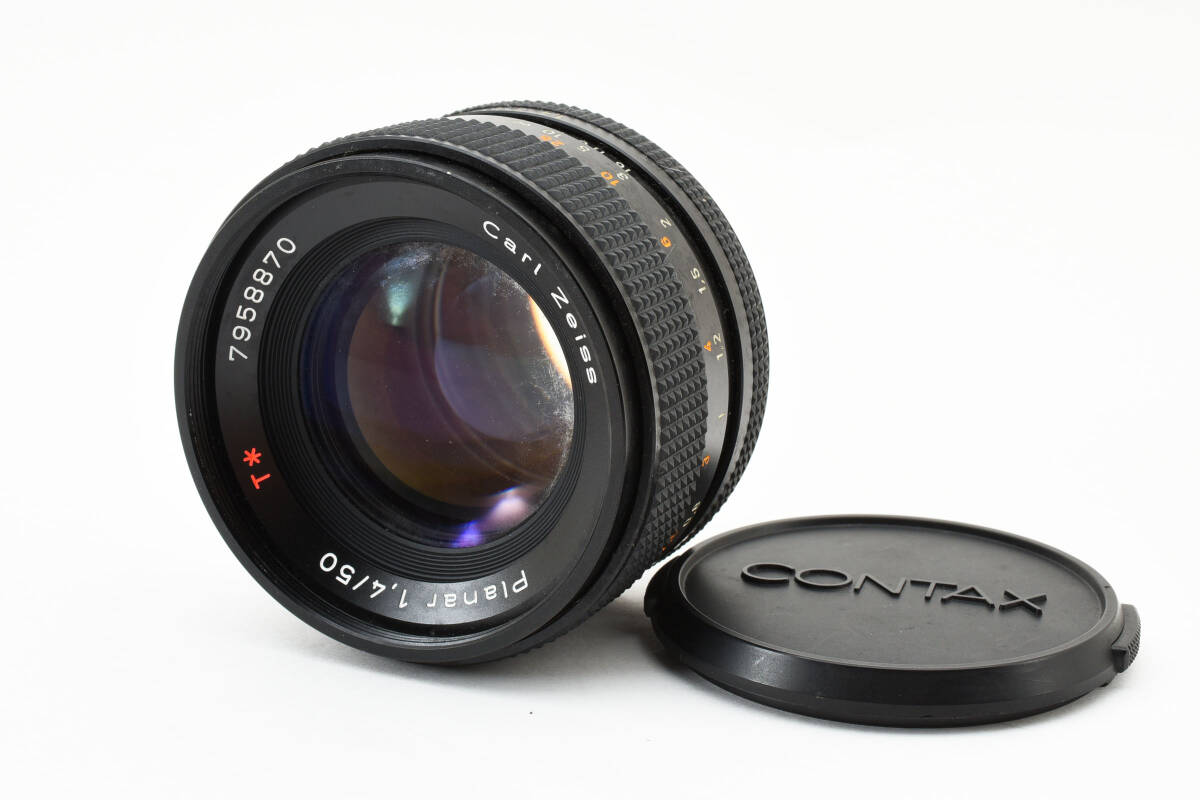 [ work properly beautiful goods ] CONTAX Contax Carl Zeiss Planar pra na-50mm f1.4 T* MMJ