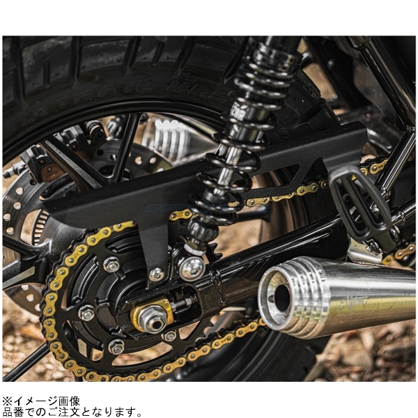 在庫あり Motone モートーン CSS006 チェーンガード TANTO ブラック T100/T120 SpeedTwin900 Scrambler900_画像4