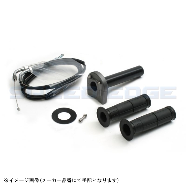 ACTIVE アクティブ 1063113 汎用スロットルキット TYPE-3 ガンメタ 巻取φ28 (ワイヤー:メッキ金具/700mm)_画像1