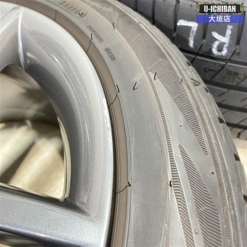 プジョー 308 純正 7.5-17+32 4H108 2020年製 ダンロップ ルマンV 225/45R17 17インチ 4本セット 002Rの画像5