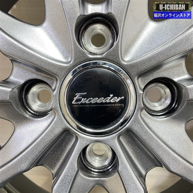 美品! パッソ タンク 等 Exceeder 5-14+38 4H100 AUTOBACS ノーストレックN5 165/65R14 2022年製 14インチ スタッドレス 4本セット 009の画像3