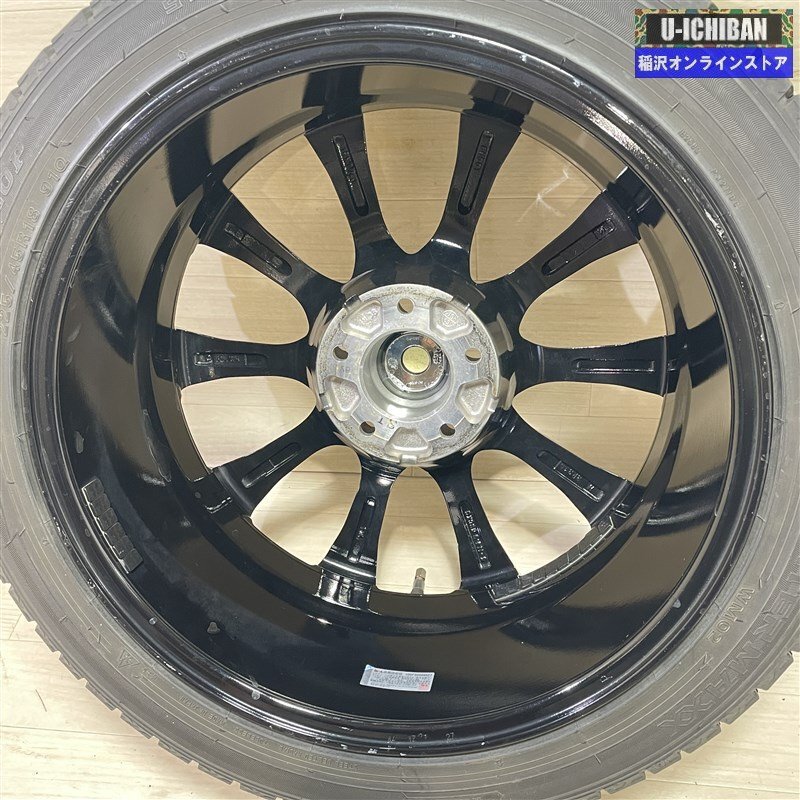 クラウン 等 ロフィーダ XW10 7.5-18+38 5H114.3 ダンロップ WM02 225/45R18 18インチ スタッドレス 4本セット 009の画像5