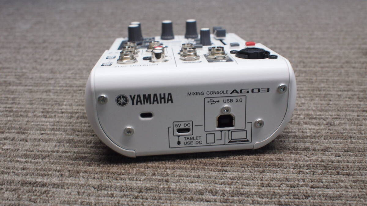 ^.4-73 YAMAHA Yamaha AG03 web литье миксер аудио интерфейс 3 канал б/у текущее состояние товар 