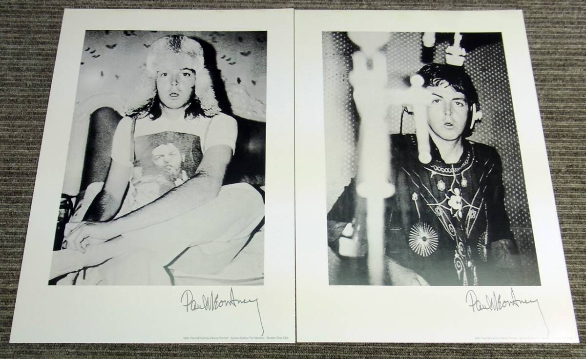 YI ア4-14 ポートレート写真集 「PAUL McCARTNEY DELUXE PORTRAIT」 1980 SPECIAL EDITION ポール・マッカートニー ビートルズ _画像6