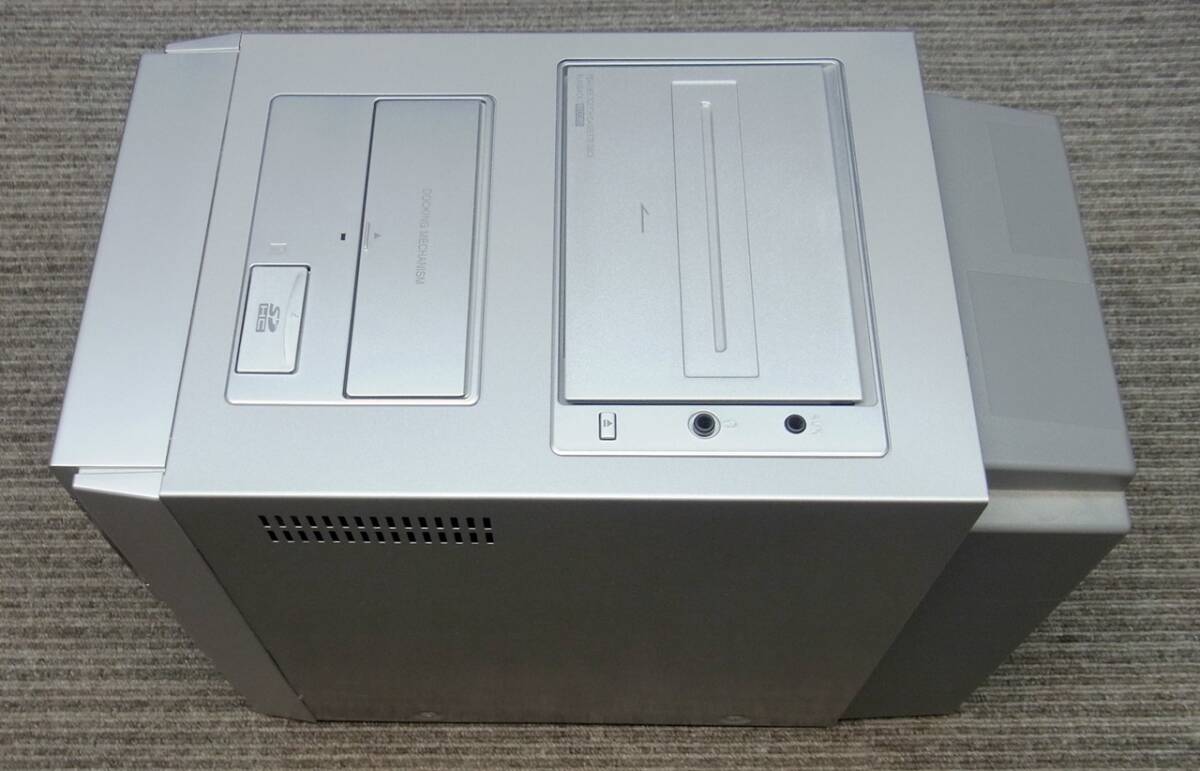YI オ4-104 Panasonic パナソニック SC-PM670SD/SA-PM670SD SDステレオシステム シルバー システムコンポ 中古の画像3
