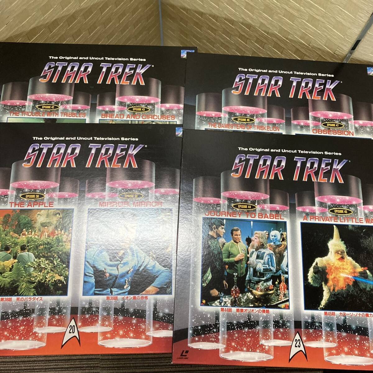 STAR TREK LOG 2 レーザーディスク(LD) スタートレック 欠品あり 現状品/042-09の画像4