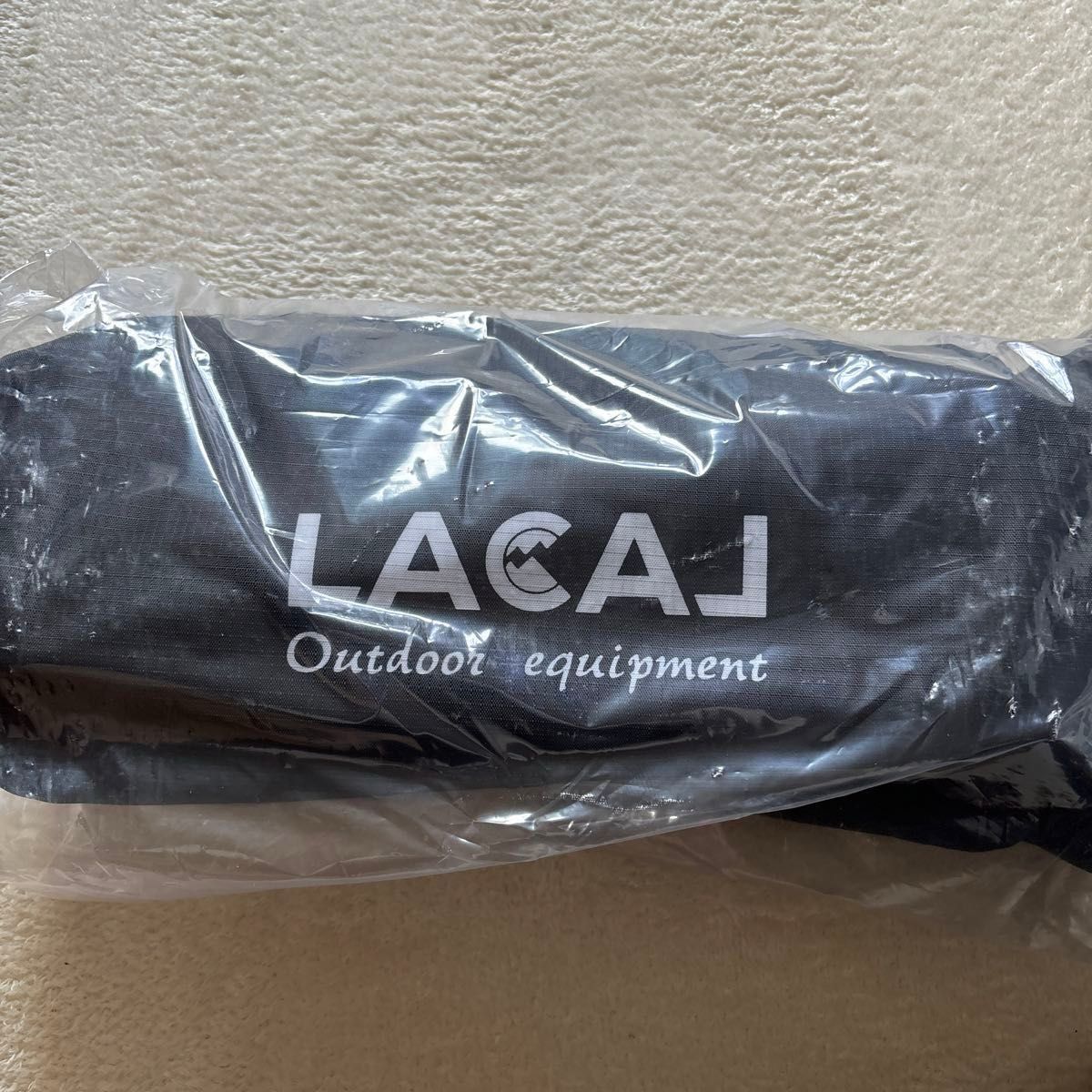 LACAL アウトドアチェア キャンプ椅子 超軽量1.8KG コンパクト ソロキャンプ 耐荷重150kg 黒　2脚での出品
