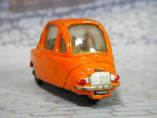 【中古ミニカー】CORGI TOYS / コーギー トイズ：HEINKEL-Ⅰ / ハインケル：三輪車：No.233：英国製_画像5