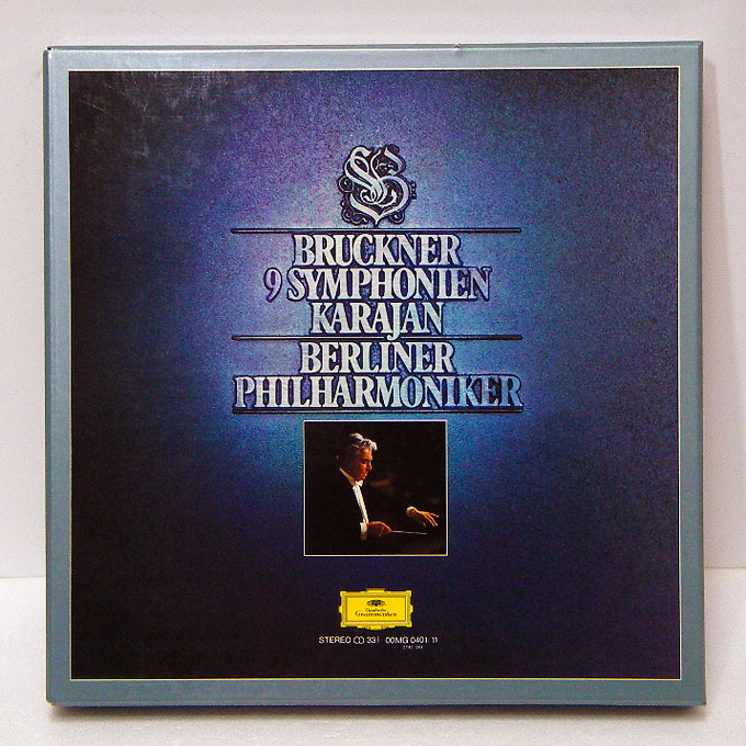 ♪【中古レコード】KARAJAN / カラヤン：BRUCKNER / ブルックナー 交響曲全集：ベルリン・フィルハーモニー管弦楽団：11枚組 ♪の画像2