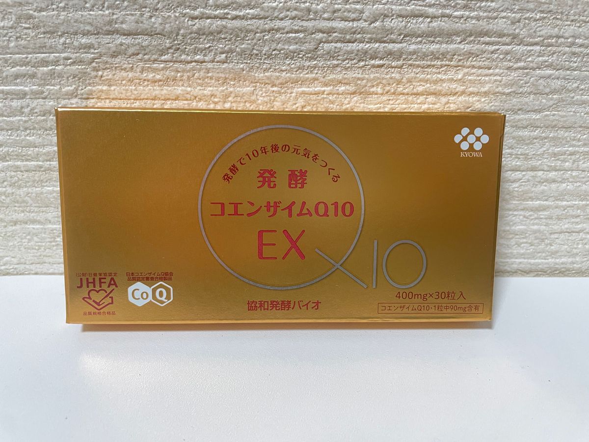 協和発酵バイオ　発酵コエンザイムQ10EX 400mg×30粒入　新品未使用未開封