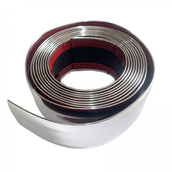  plating lmolding sill bar tape body bumper all-purpose protector protection dress up PVC metallic width 50mm length 3m